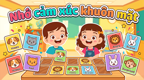 Ghép Cảm Xúc Khuôn Mặt